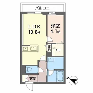 PARADISO本荘【3階】の間取り