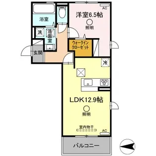 エーデル【1階】の間取り
