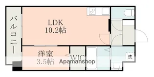 レジエル保田窪【12階】の間取り