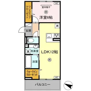TORISIA古閑【2階】の間取り