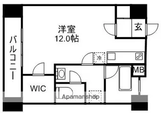 ARLA KOMEYAMACHI【2階】の間取り