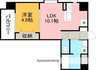 サムティ熊本駅南【3階】の間取り