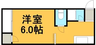 サテライトハイツ光の森【2階】の間取り