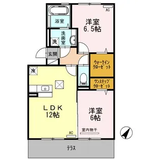 プルミエール B棟【3階】の間取り