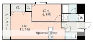 ガーデンスクエア桜町【7階】の間取り