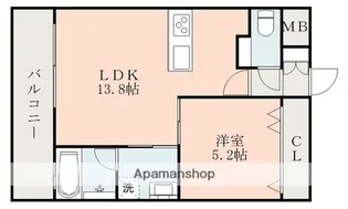 サムティ迎町【7階】の間取り