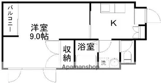 シャンティ大江【5階】の間取り