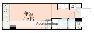 リベルテ水前寺北【4階】の間取り