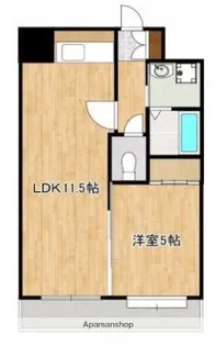 熊本県熊本市中央区本荘6丁目【マンション】の間取り