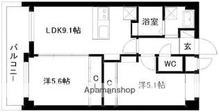 ピアネータ東熊本Ⅱ【3階】の間取り