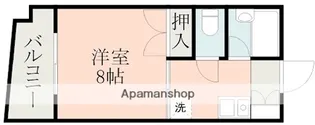 ゴールデン東海【4階】の間取り