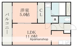 ウイングス6番館【2階】の間取り