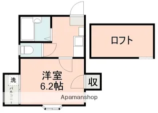 カーサボルベール【2階】の間取り