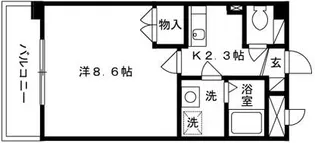パークサイド島崎【1階】の間取り