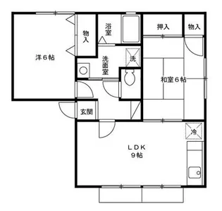 セジュールさかえ【103号室】の間取り