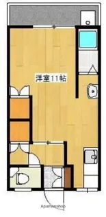 メゾンドアレイⅢ【1階】の間取り