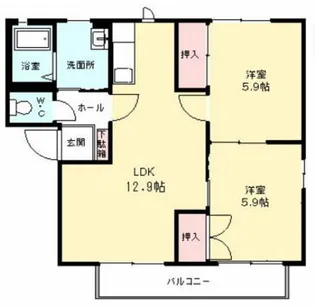 栄町一番館【203号室】の間取り