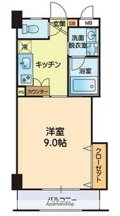 グローリーハイムⅡ【213号室】の間取り