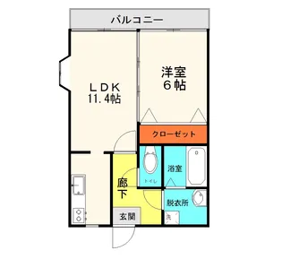 マンショングランドールⅡ【3階】の間取り