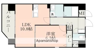 オーネスト九品寺【7階】の間取り