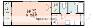 クロノス新生【4階】の間取り