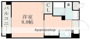 キャッスル清和【1階】の間取り