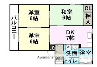 フォーレス良町【201号室】の間取り