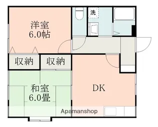 エスティアムタカヒロ【201号室】の間取り