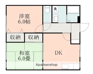 エスティアムタカヒロ【1階】の間取り