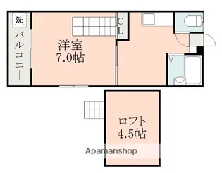 コンセール・リベルテ【206号室】の間取り