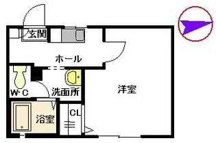 アネックス八分字【1階】の間取り