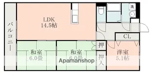 すてーじあ錦ヶ丘【1階】の間取り
