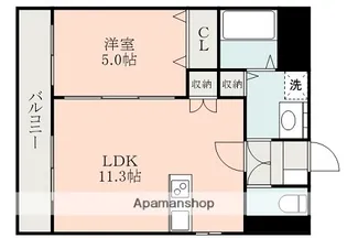 ロザリアン日吉【9階】の間取り