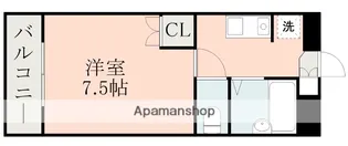 熊本県熊本市中央区萩原町【マンション】の間取り