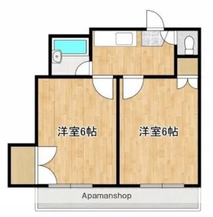 アンプルール新屋敷【4階】の間取り