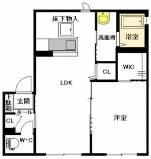 セントラルサン【1階】の間取り