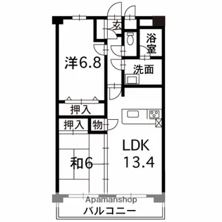 エルソフィア【2階】の間取り