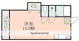 ロイヤルハイツ国府【1階】の間取り