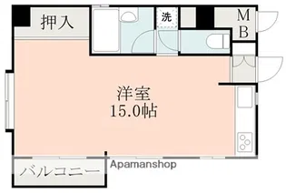 司ロイヤルハイツ新屋敷【5階】の間取り