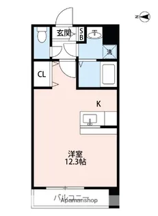 アーバン・ビルドⅢ【2階】の間取り
