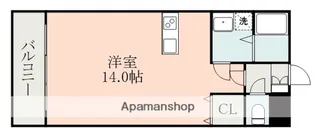 S−FORT平成けやき通り【3階】の間取り