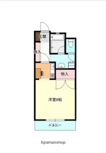 ユースハイムくまなん【2階】の間取り