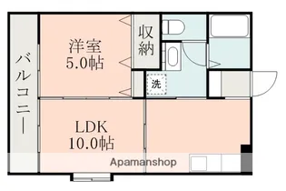 モイセス薬園町【1階】の間取り