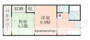 KAWプチハイツ【101号室】の間取り