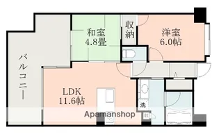 アルカサール・アルバ代継橋【7階】の間取り