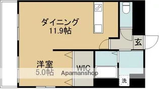PARK WAILEA【401号室】の間取り