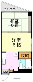レオマンション祗園橋【2階】の間取り