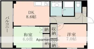エターナル雅【3階】の間取り
