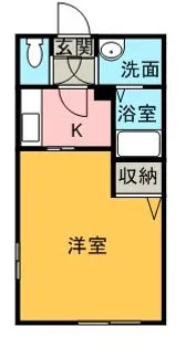 フルールサクラ【1階】の間取り