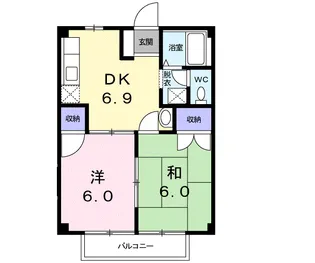 キャナルシティ壱番館【1階】の間取り